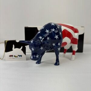 CowParade Americow The Beautiful Figurine 2002 Pauli Suominen New York‎ City